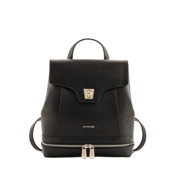 SOLD - AUTHENTIC CROMIA  LEATHER BACKPACK - Picture 1 of 16